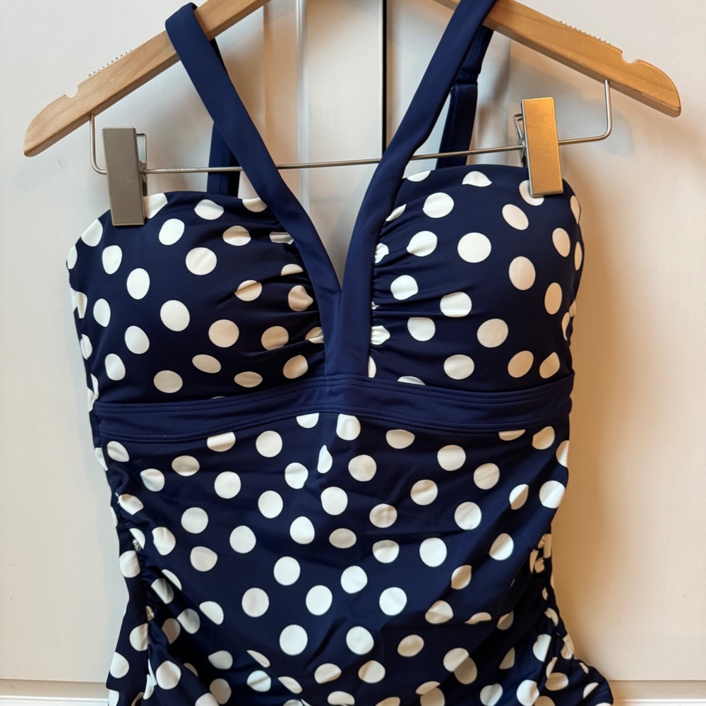 Boden Womens Swim Tankini 12  Adjustable Padded NEW